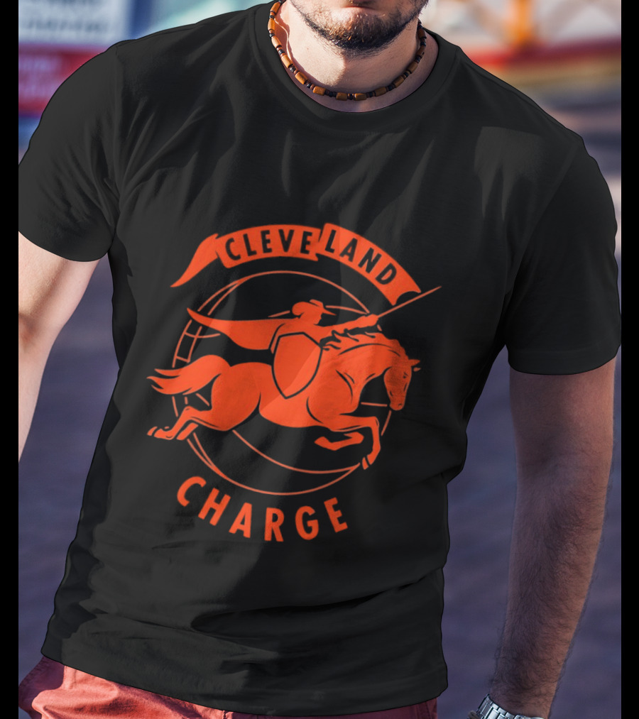 Cleveland Charge Basketball Team Knight Riding Horse T-Shirt