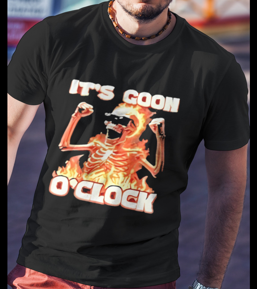 It's Goon O' Flaming Skeleton Fist Pump T-Shirt