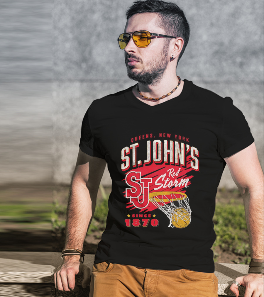 St John's Red Storm Basketball New York Since 1870 Queens T-Shirt