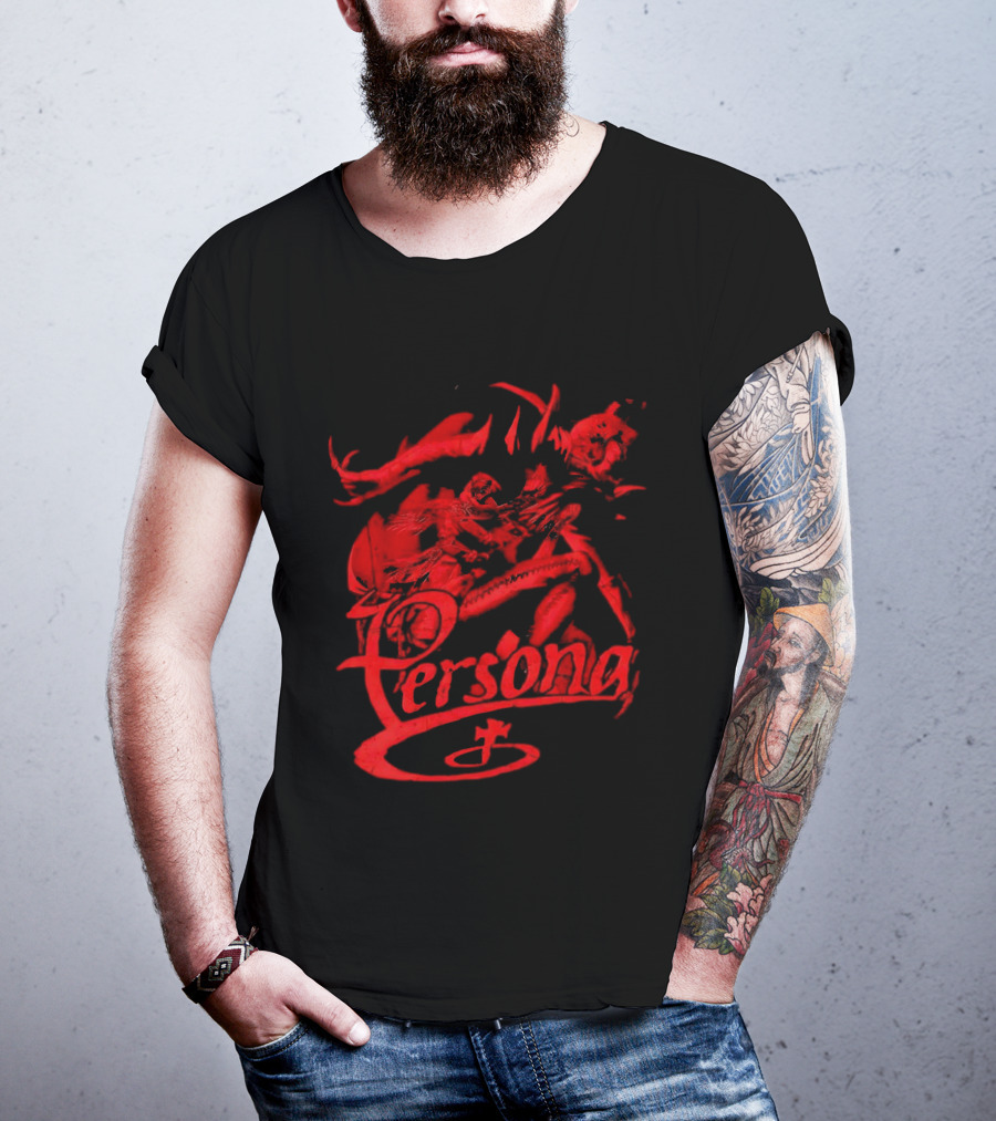 Persona Arsene Protagonist Red Gothic Anime T-Shirt