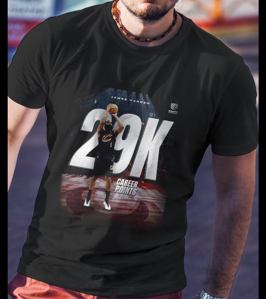 James Harden 29K Career Points NBA Milestone Celebration T-Shirt