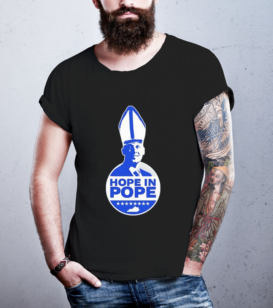 Hope In Pope Kentucky Wildcats Baseball Fan T-Shirt