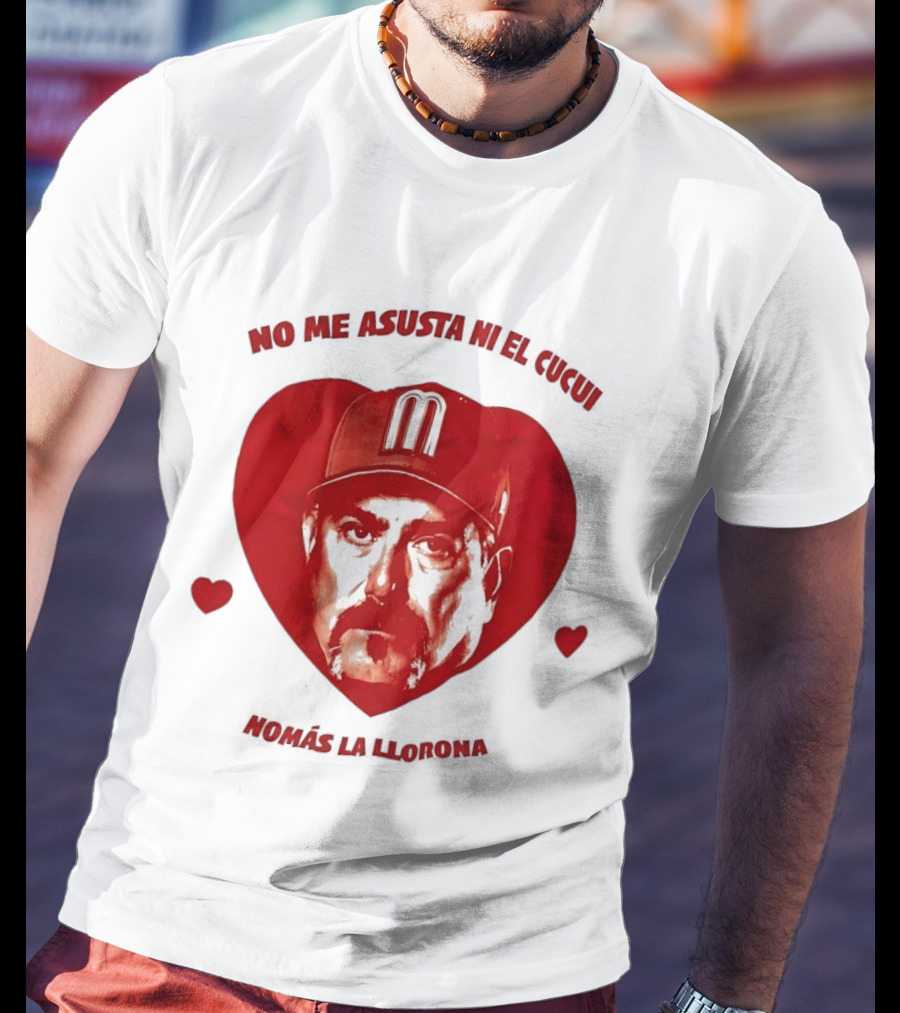 Benji Gil No Me Asusta Ni El Cucui Corazón Valle Duendos T-Shirt