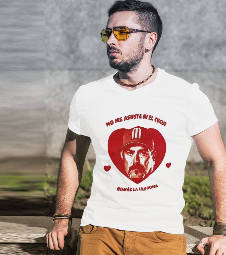 Benji Gil No Me Asusta Ni El Cucui Corazón Valle Duendos T-Shirt
