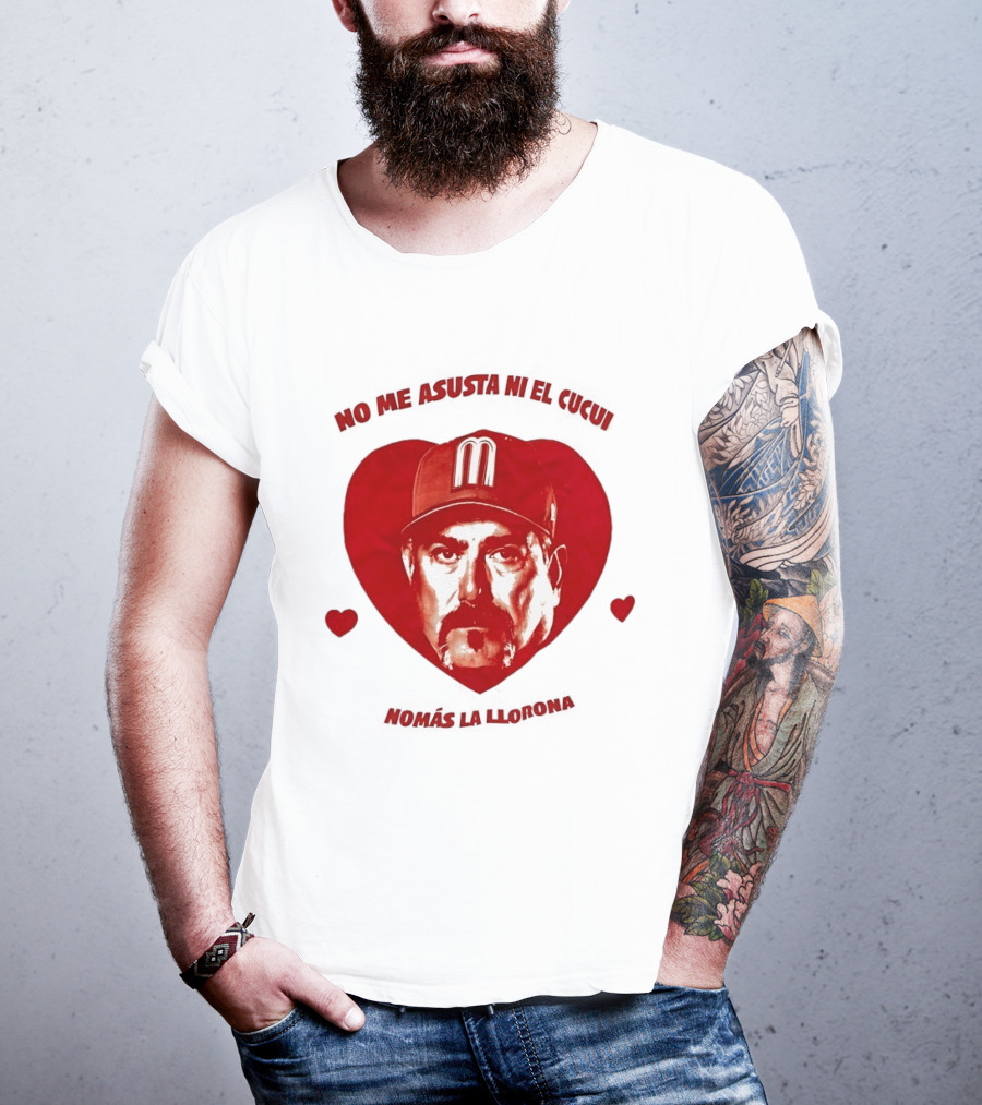 Benji Gil No Me Asusta Ni El Cucui Corazón Valle Duendos T-Shirt