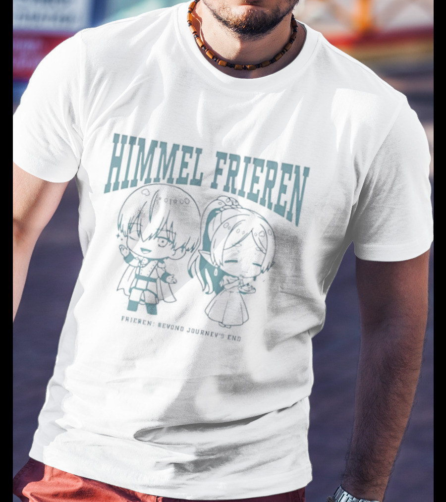 Himmel Frieren Beyond Journey's End Anime Chibi Characters T-Shirt