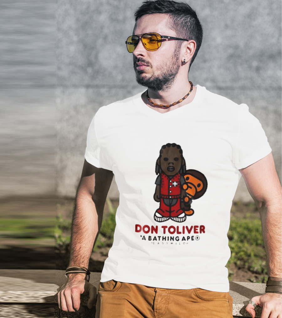 Don Toliver A Bathing Ape Baby Milo Collaboration T-Shirt