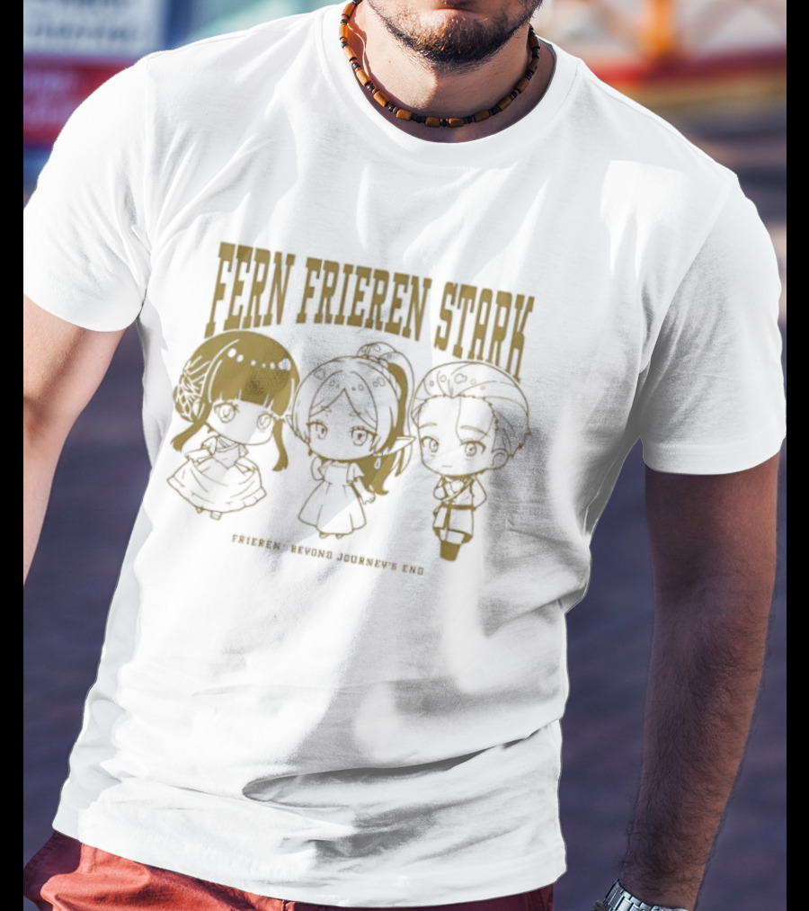 Fern Frieren Stark Beyond Journey's End Anime Chibi Trio T-Shirt