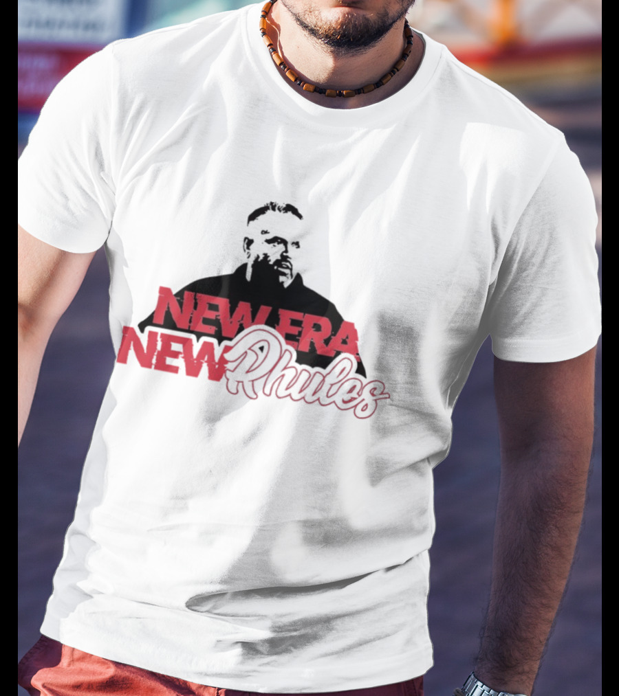 New Era New Rhules Nebraska Cornhuskers Coach T-Shirt