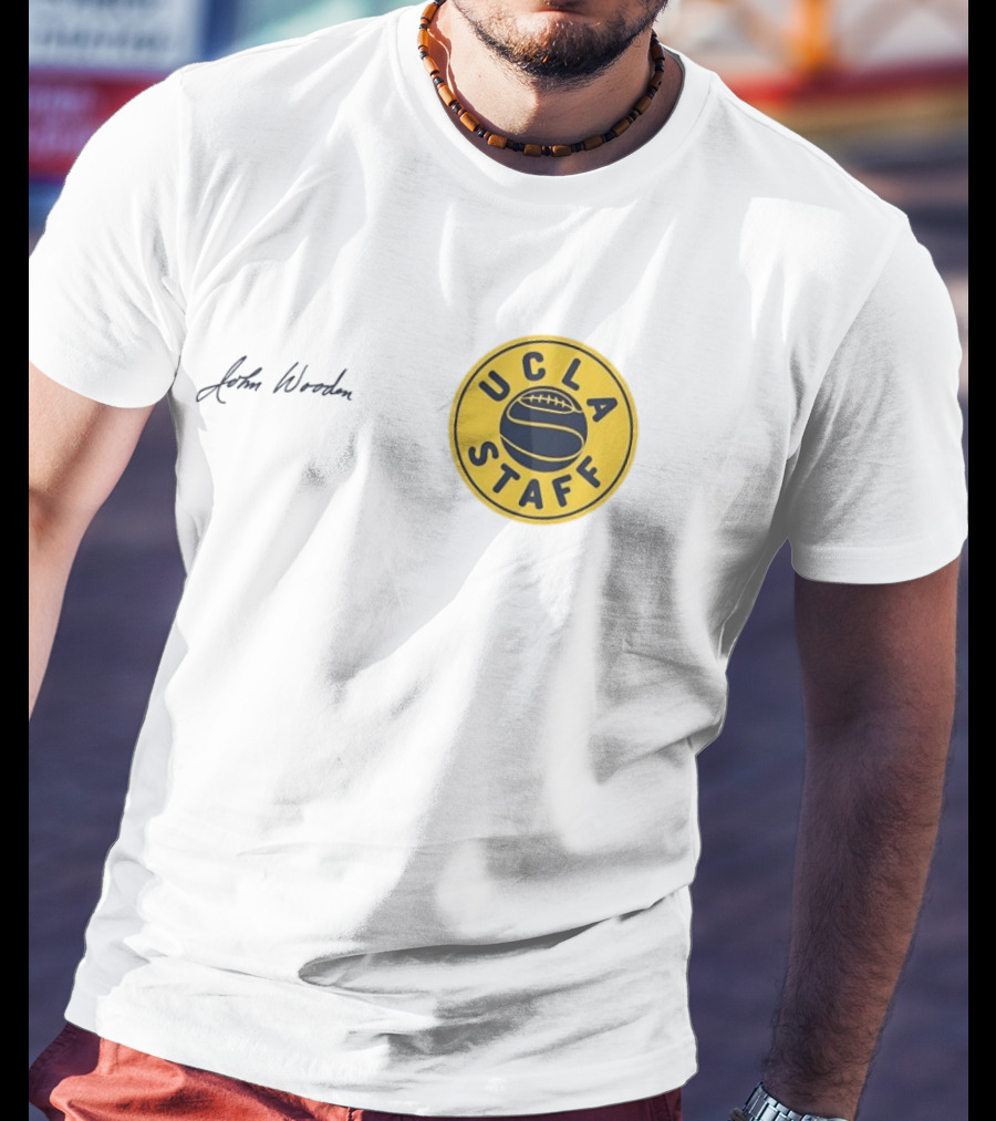 UCLA Staff Basketball John Wooden T-Shirt