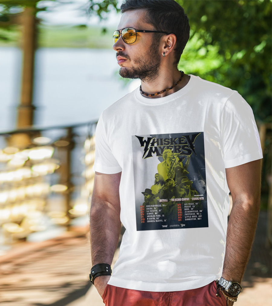 Whiskey Myers 2026 Tour North America Dates With Southall And The Record Company T-Shirt