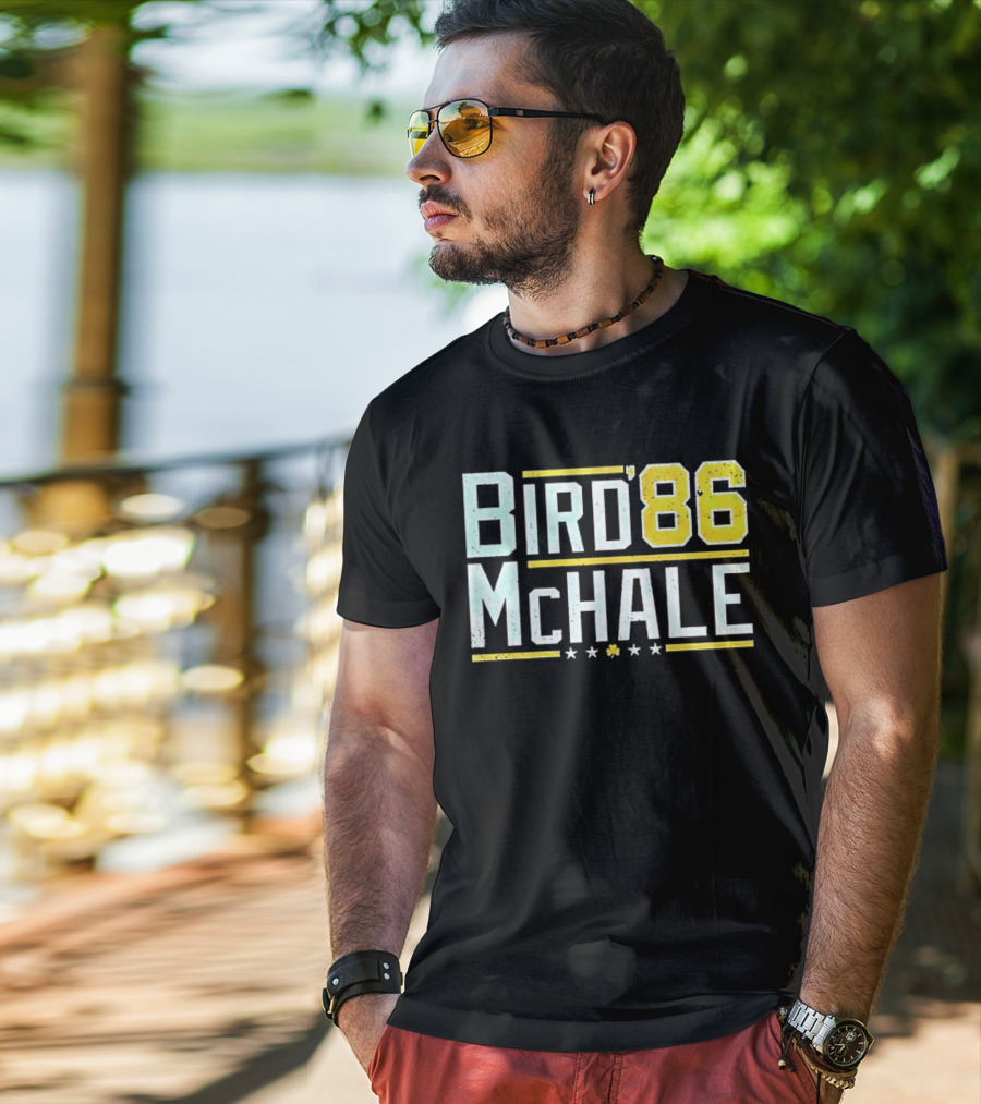 Bird '86 McHale Retro Basketball T-Shirt