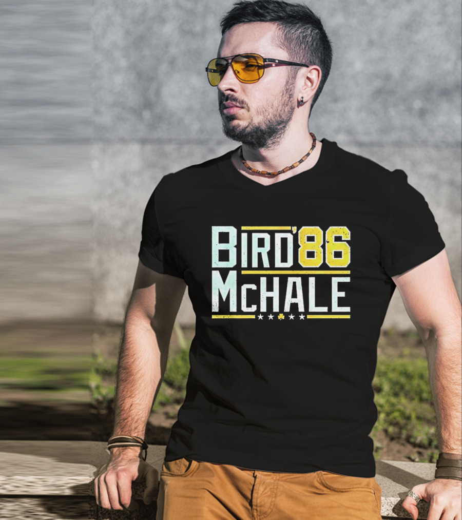 Bird '86 McHale Retro Basketball T-Shirt