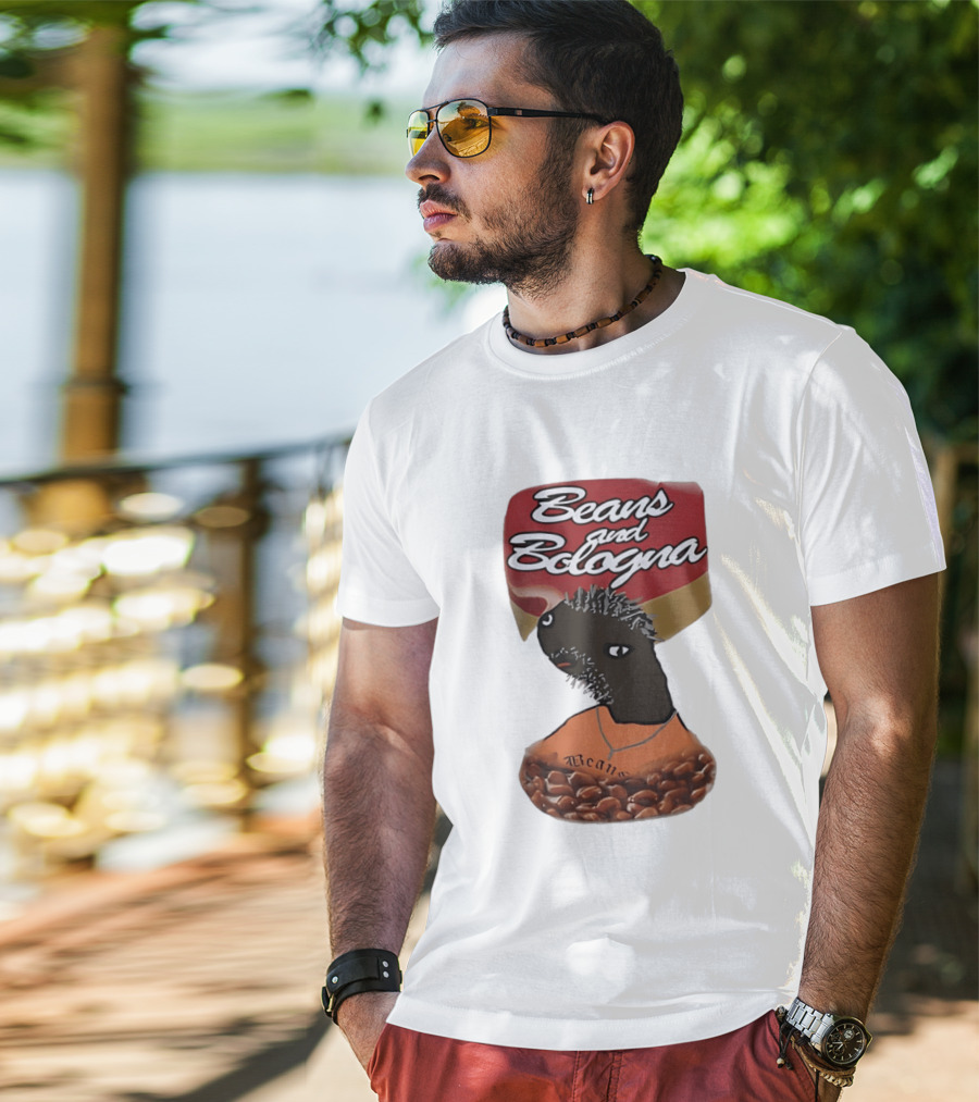 Beans And Bologna Can Head Character With Beans T-Shirt
