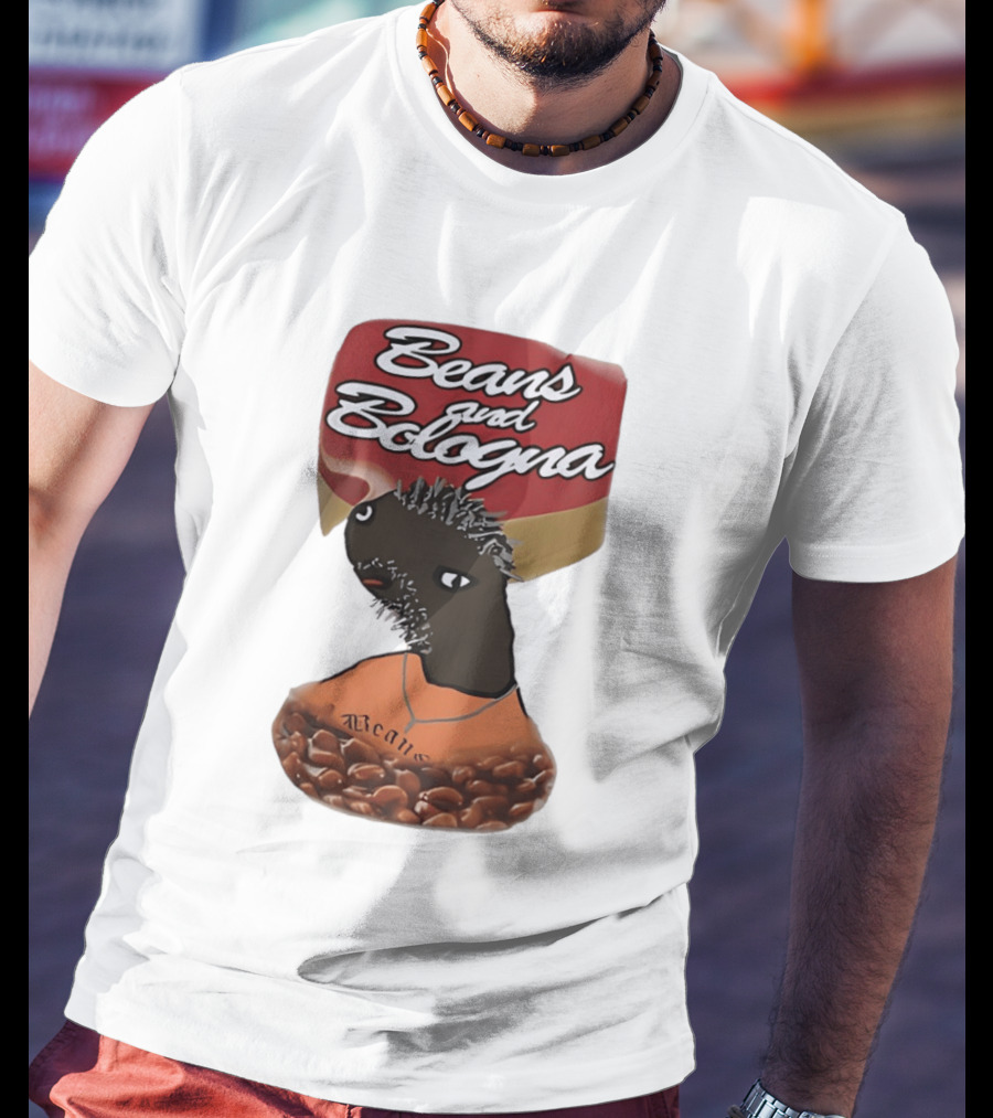 Beans And Bologna Can Head Character With Beans T-Shirt