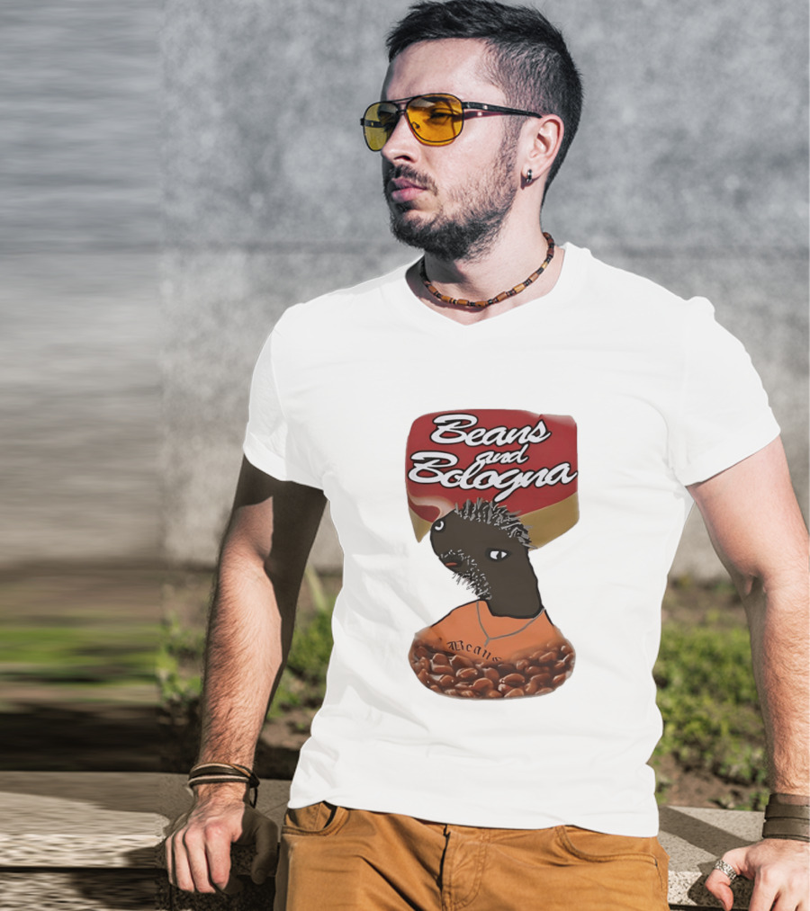Beans And Bologna Can Head Character With Beans T-Shirt
