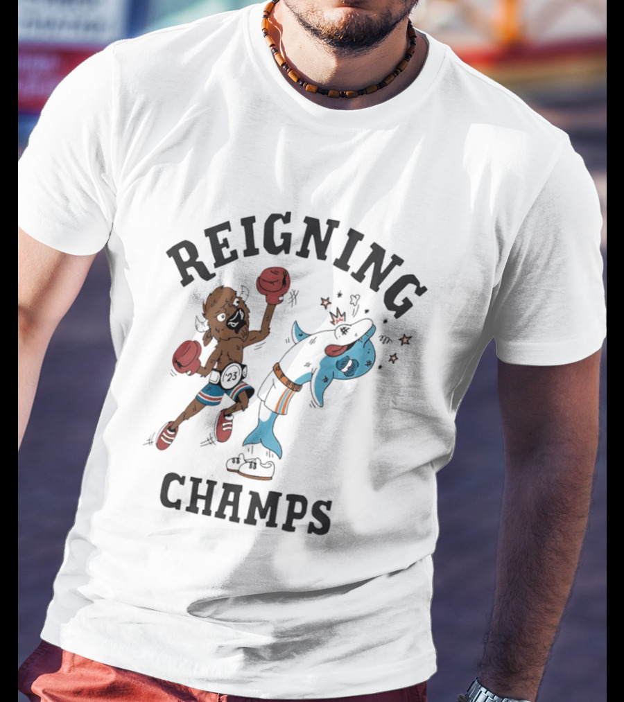 Reigning Champs Buffalo Vs Miami Boxing Showdown T-Shirt