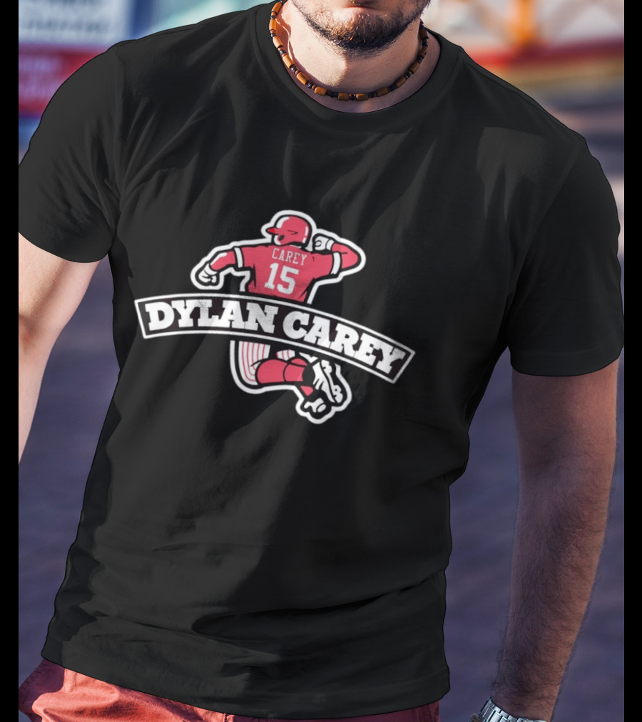 Dylan Carey 15 Baseball University Of Nebraska 2026 T-Shirt