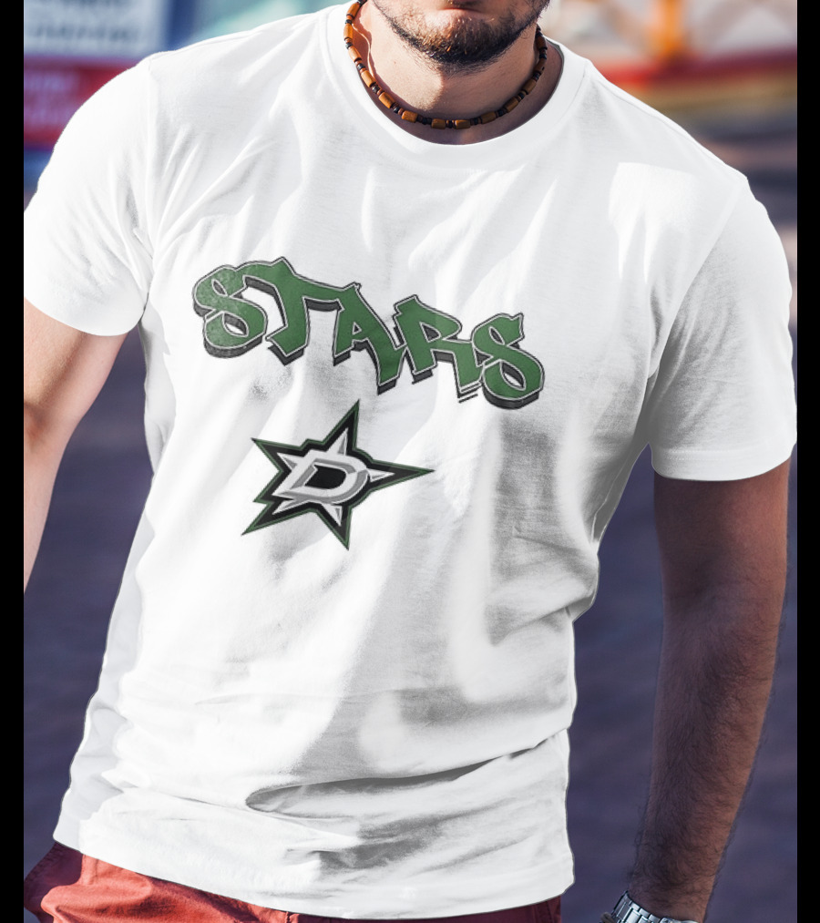 Dallas Stars Puck Yeah Hockey Skeleton NHL Fan Gear T-Shirt