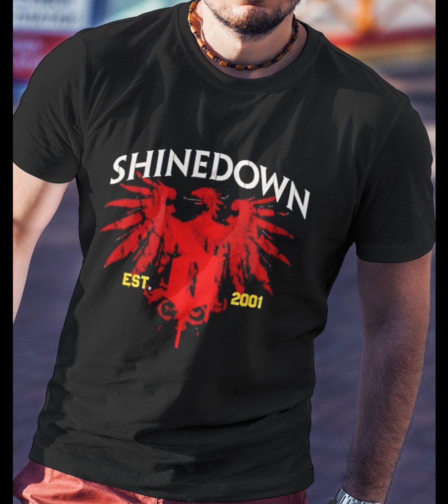 Shinedown Est 2001 Red Eagle T-Shirt