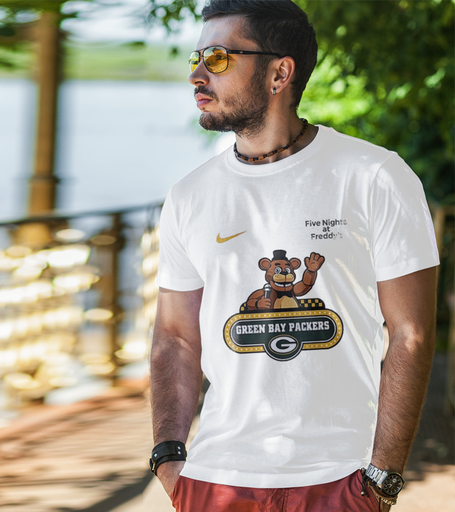 Green Bay Packers Freddy Fazbear T-Shirt