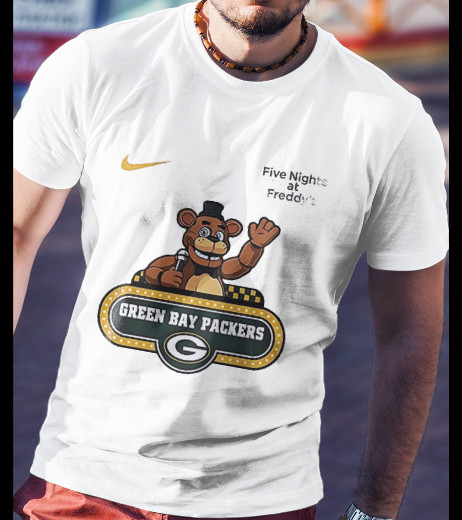 Green Bay Packers Freddy Fazbear T-Shirt