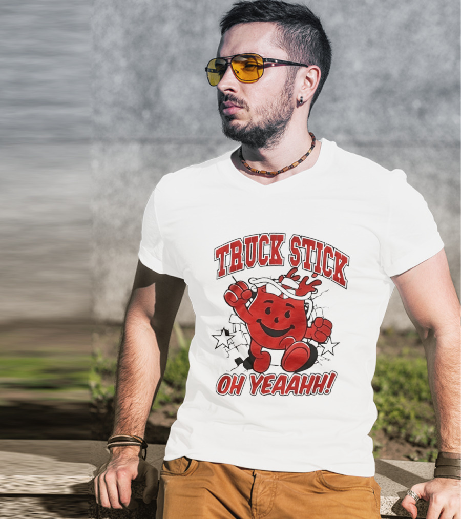 Truck Stick Kool Aid Man Oh Yeaahh T-Shirt