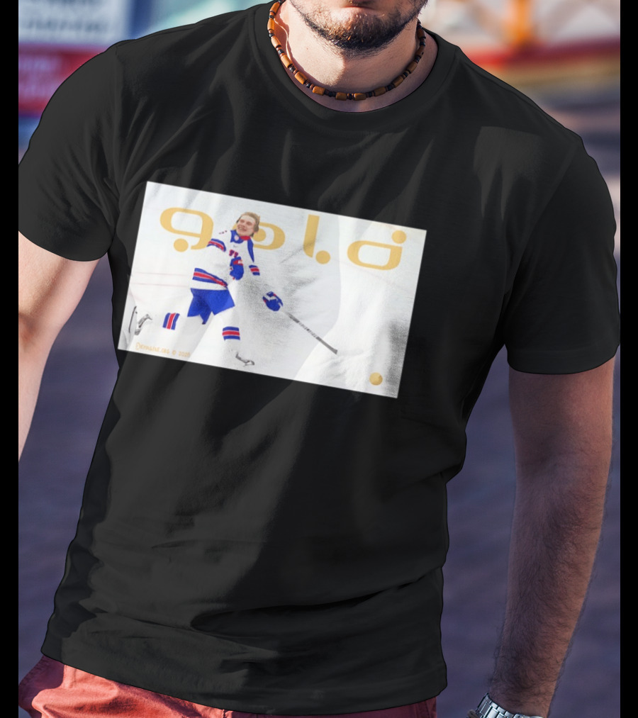 USA Hockey Jack Hughes Gold Medal 2026 Team Celebration T-Shirt