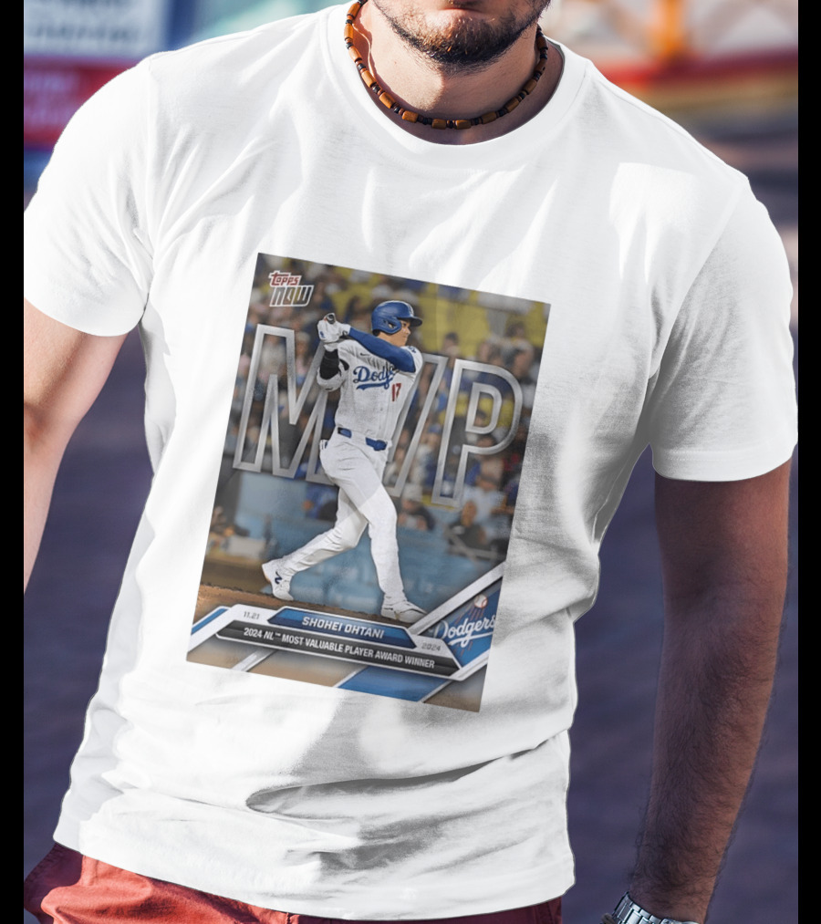 Shohei Ohtani 2024 NL Most Valuable Player Dodgers Baseball MVP T-Shirt