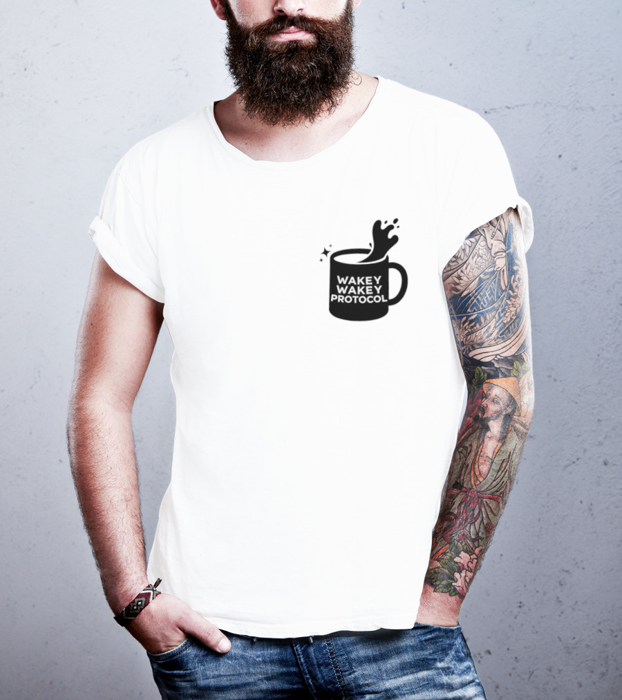Wakey Wakey Protocol Coffee Spill Cup T-Shirt