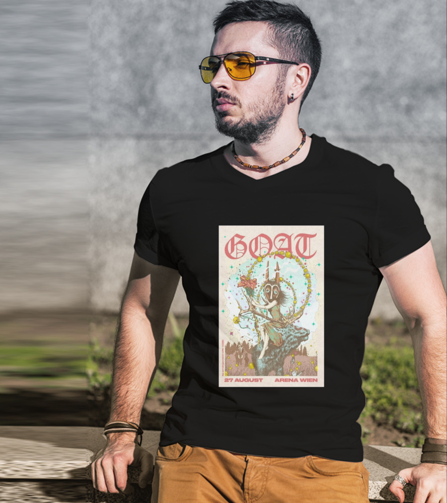 GOAT 27 August Arena Wien 2026 Kelmarsh Hall And Gardens Show T-Shirt