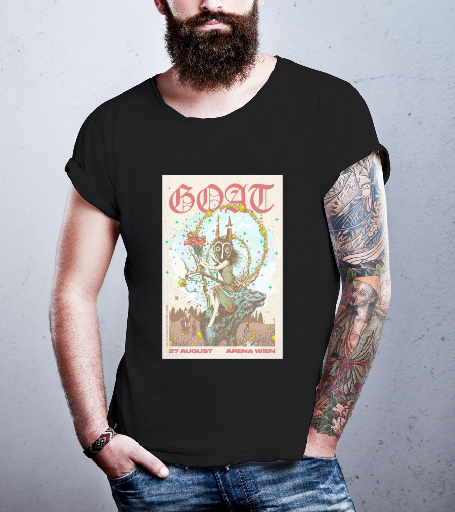 GOAT 27 August Arena Wien 2026 Kelmarsh Hall And Gardens Show T-Shirt