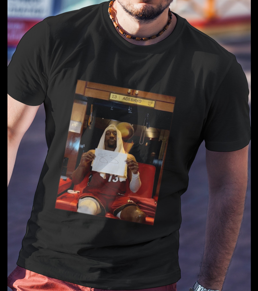 Bam Adebayo 83 Points Locker Room Celebration Passing Kobe Bryant NBA History T-Shirt