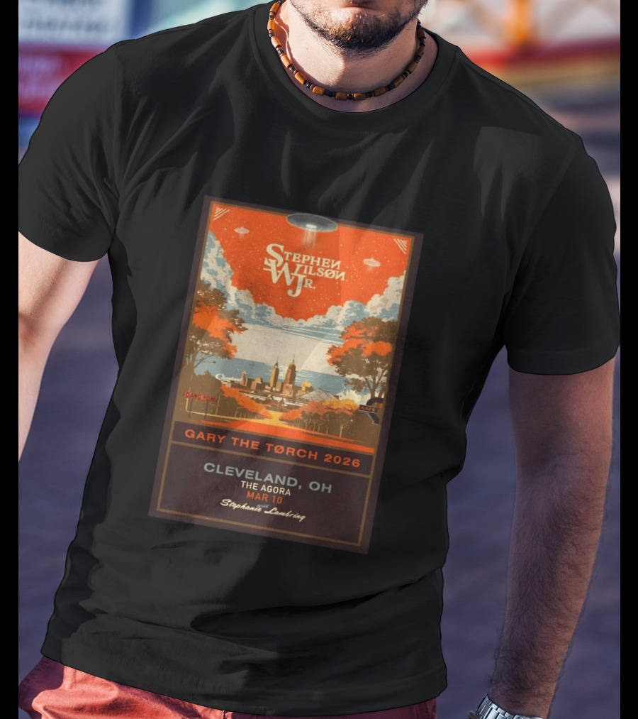 Stephen Wilson JR. Gary The Torch 2026 Agora Theatre Cleveland OH March 10 Stephanie Lambing T-Shirt