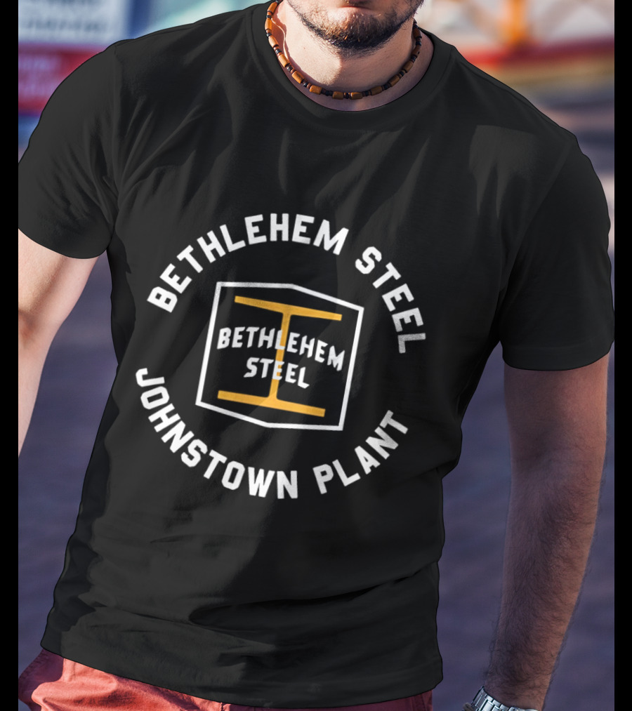 Bethlehem Steel Johnstown Plant Vintage Steel T-Shirt