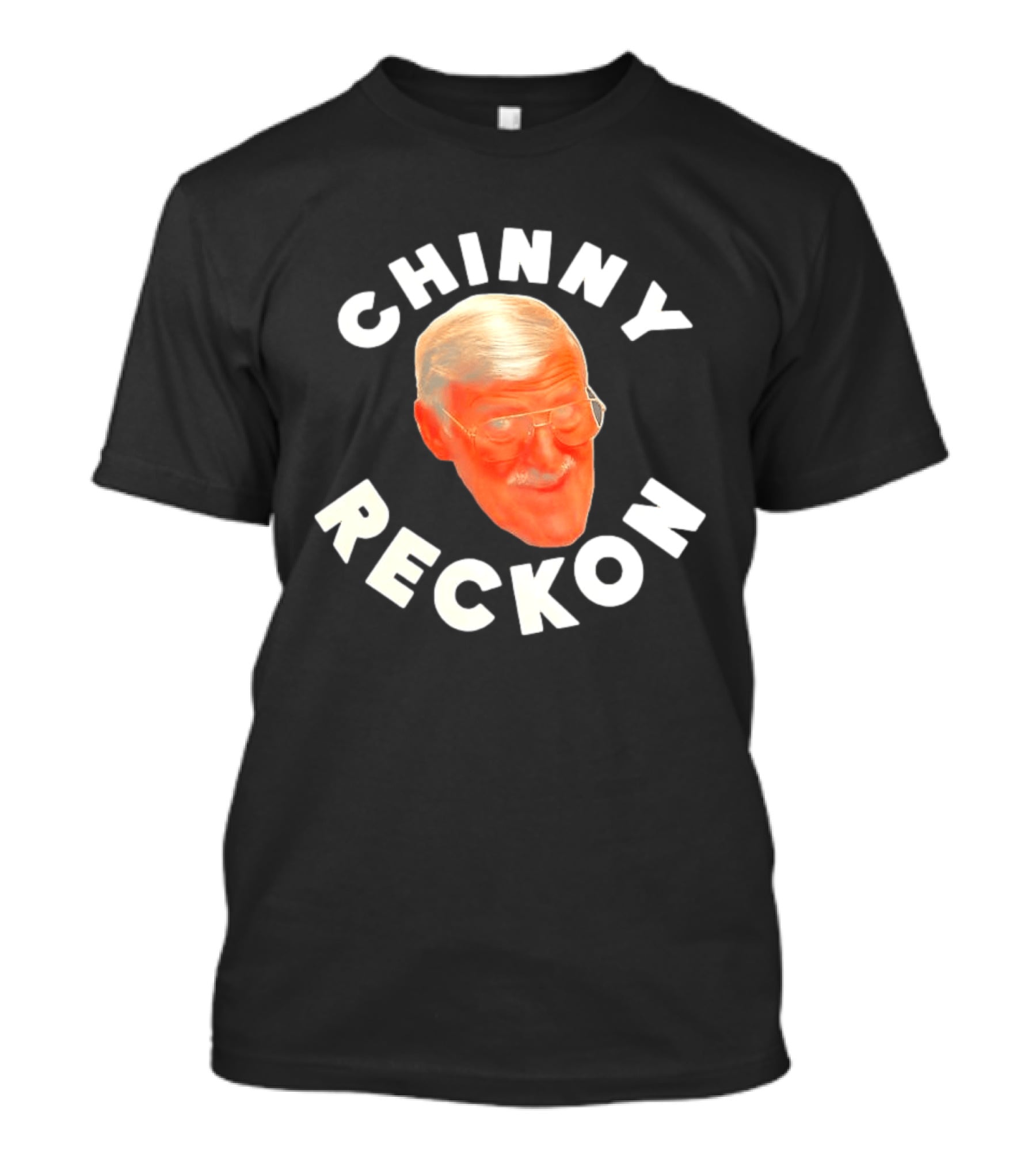 Chinny Reckon Big Face Nostalgic Expression T-Shirt