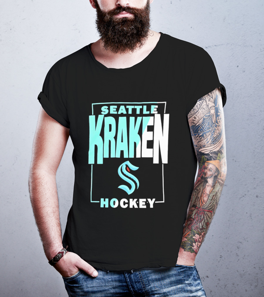 Seattle Kraken S Logo Hockey Team Spirit T-Shirt