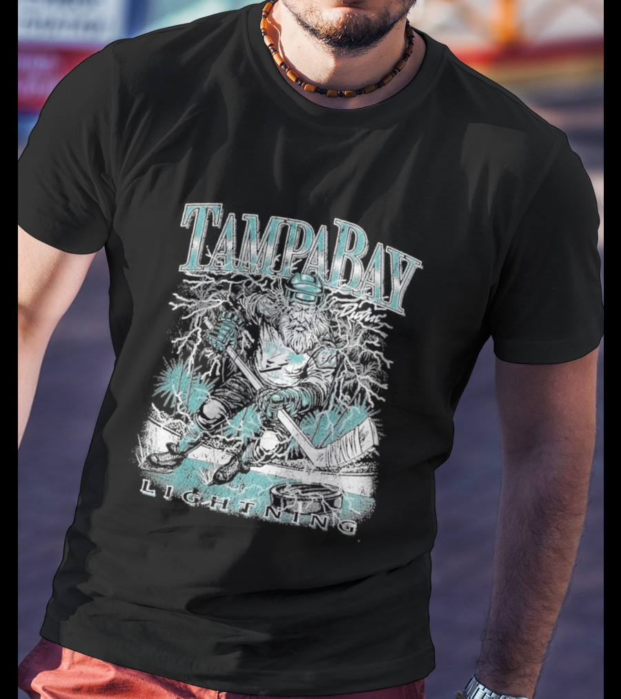 Tampa Bay Lightning X Duvin Special Edition Wild Electric Creature Collaboration T-Shirt