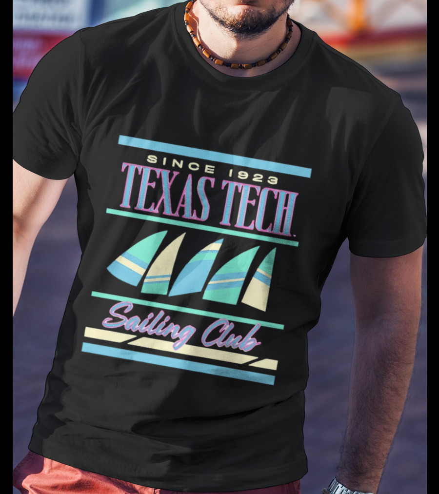 Texas Tech Sailing Club Since 1923 Retro Nautical T-Shirt