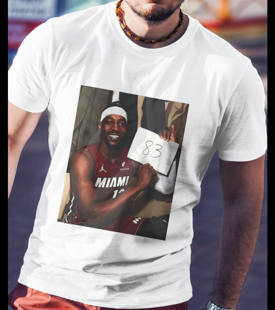 Bam Adebayo 83 Points Miami Heat Tribute NBA Legend Wilt Chamberlain T-Shirt