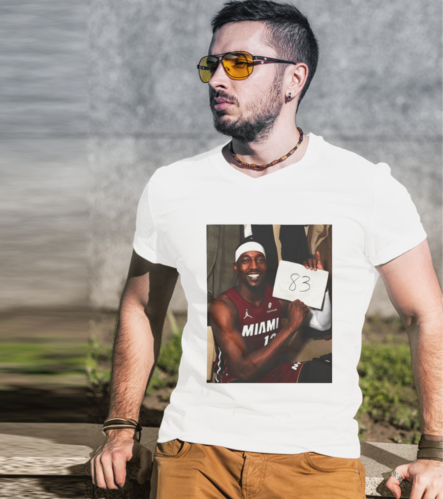Bam Adebayo 83 Points Miami Heat Tribute NBA Legend Wilt Chamberlain T-Shirt