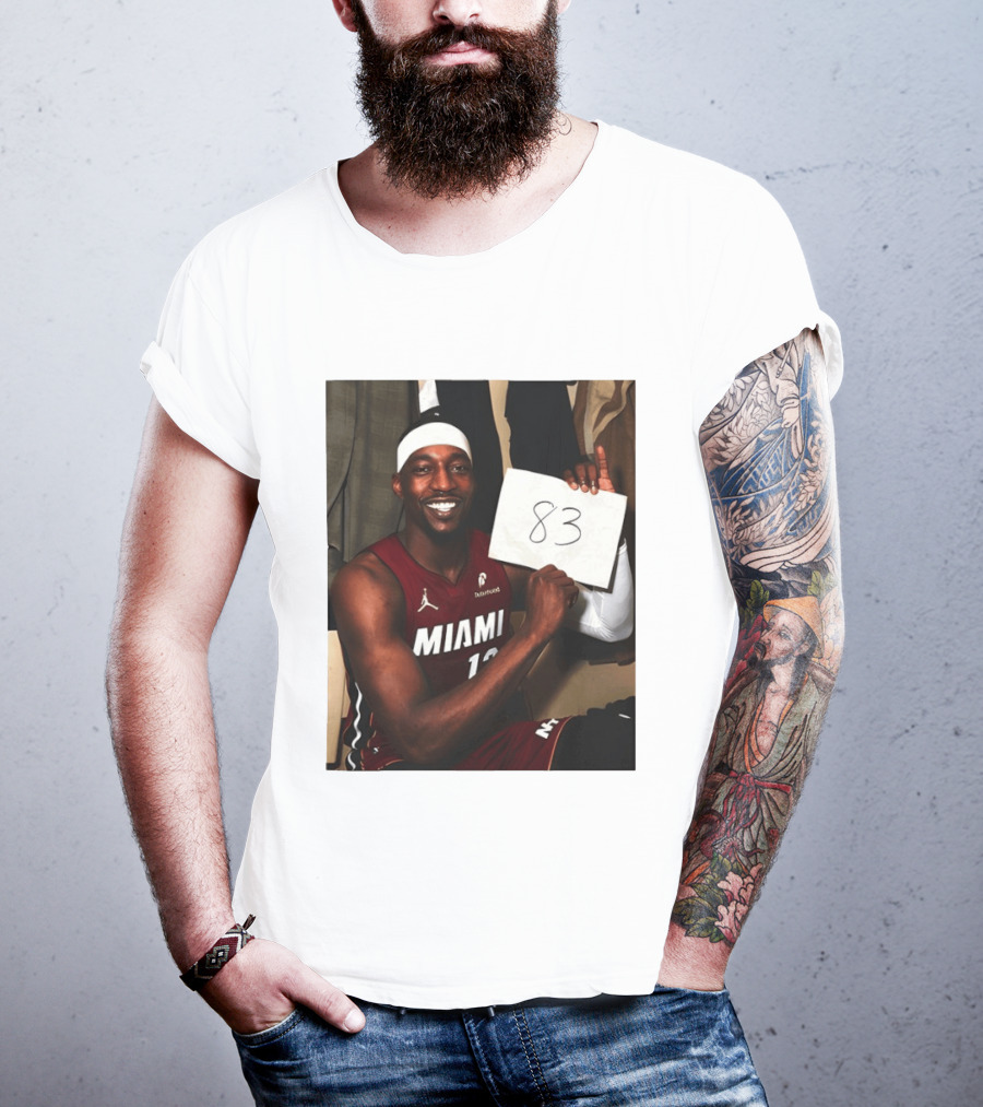 Bam Adebayo 83 Points Miami Heat Tribute NBA Legend Wilt Chamberlain T-Shirt