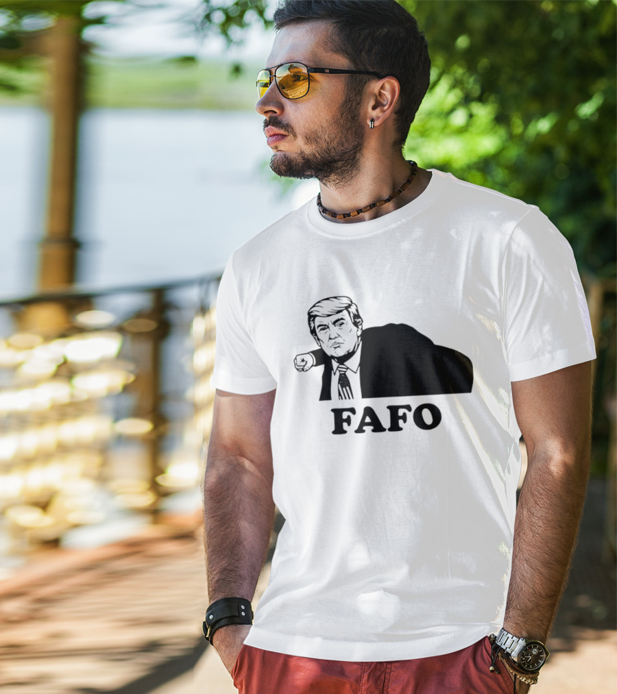 Donald Trump FAFO Punching T-Shirt