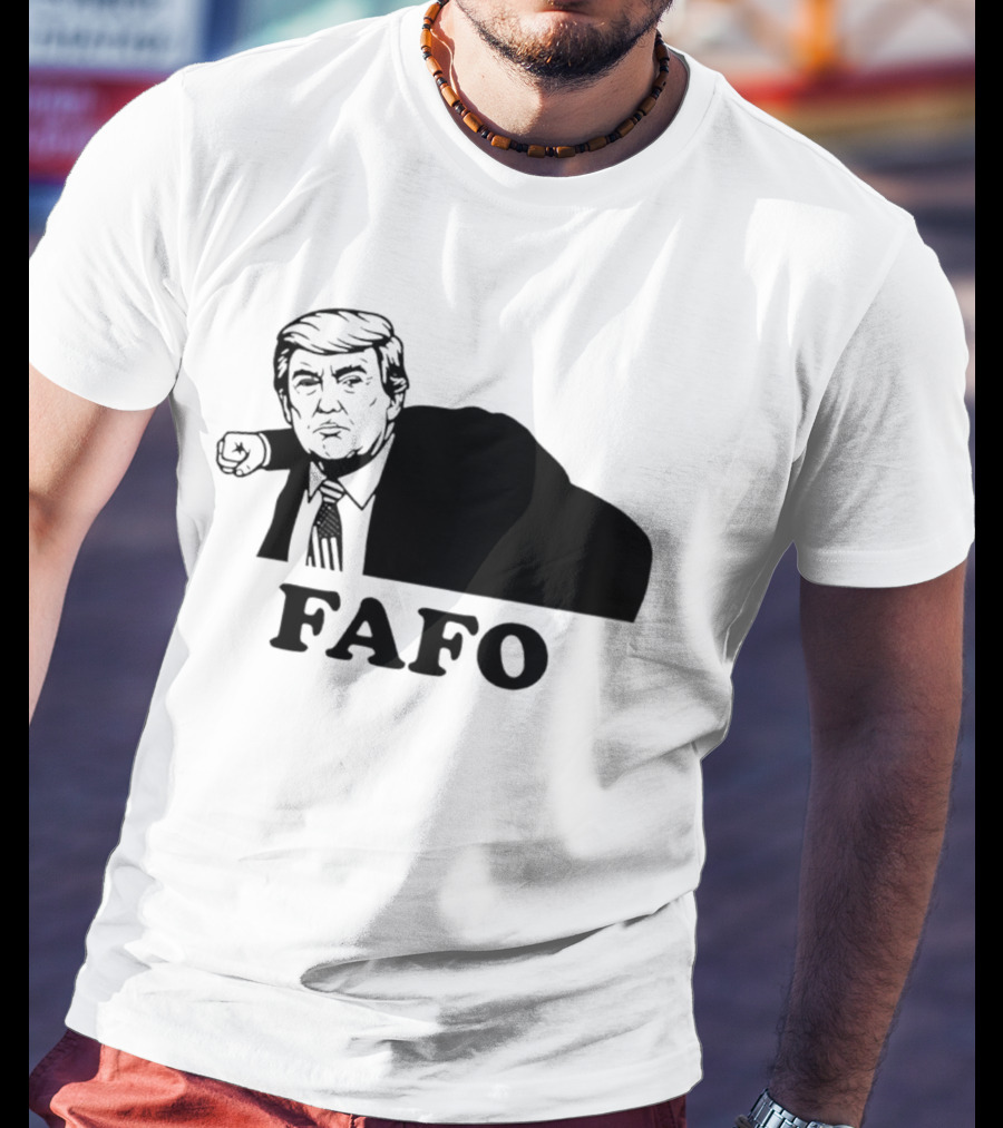 Donald Trump FAFO Punching T-Shirt