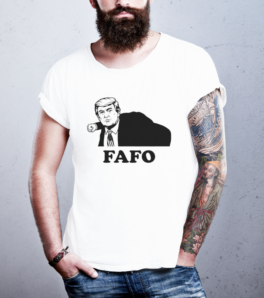 Donald Trump FAFO Punching T-Shirt