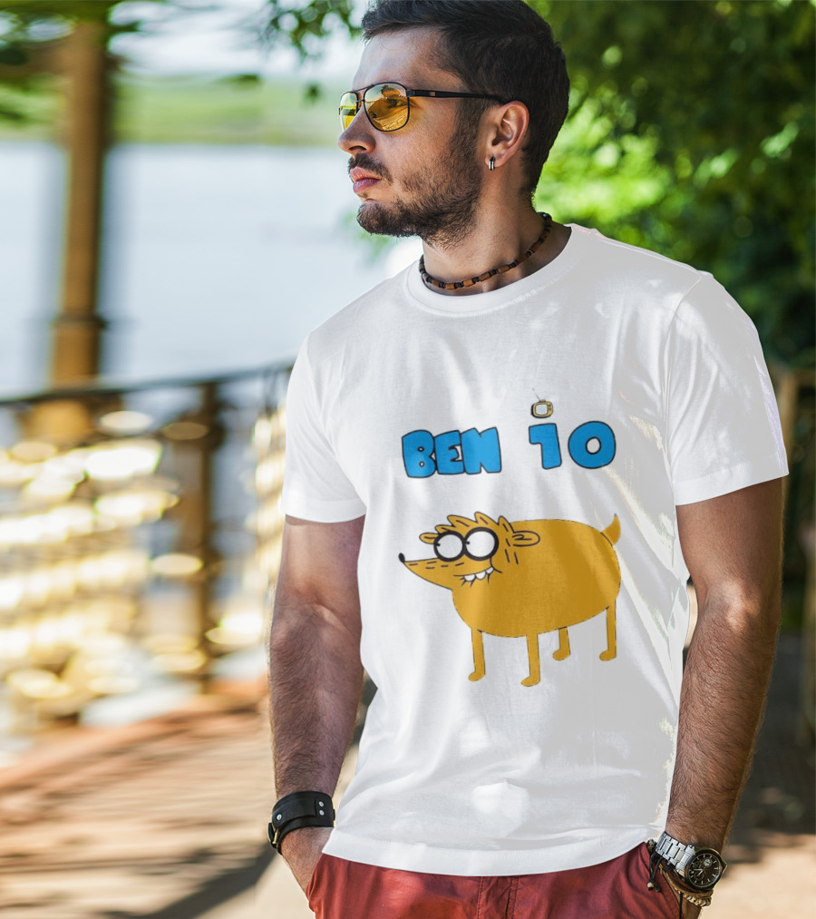 Ben 10 Jake The Dog Crossover Cartoon Network Fan T-Shirt