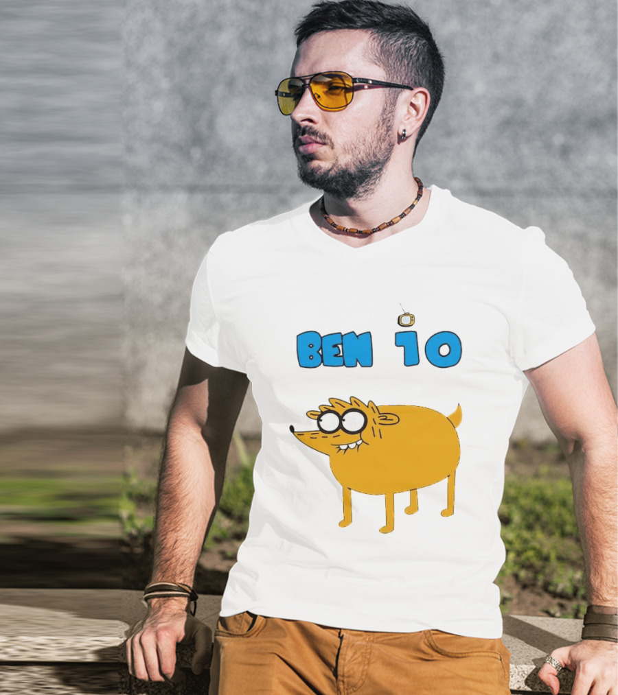 Ben 10 Jake The Dog Crossover Cartoon Network Fan T-Shirt