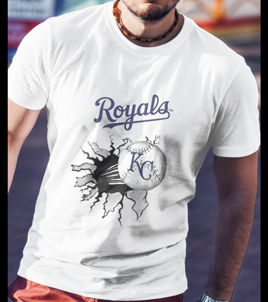 Royals KC Baseball Burst T-Shirt