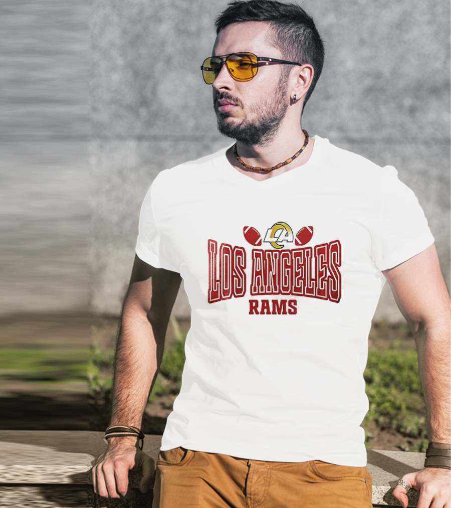 Los Angeles Rams Sorry Ladies My Heart Belongs Valentine's Day T-Shirt
