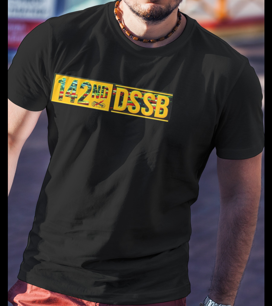 142nd DSSB Brigade Support Battalion Tank And Rifle T-Shirt